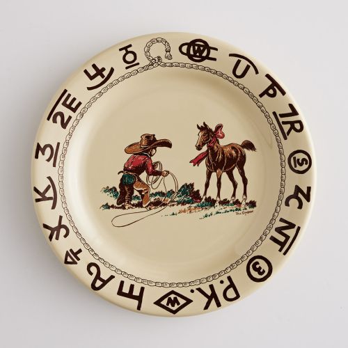 Christmas Pattern Lunch Plate