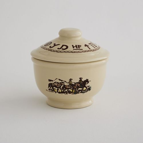 Rodeo Sugar Bowl with Lid
