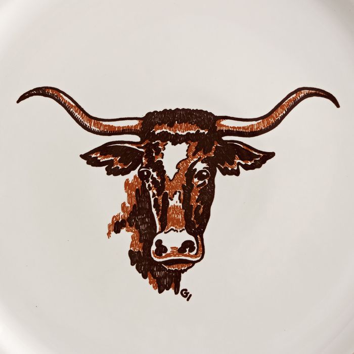 Longhorn Pattern Water Pitcher | True West